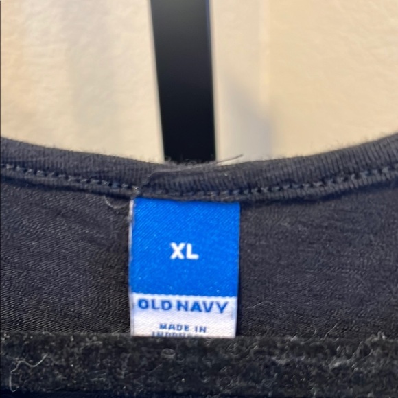 Old Navy Black long Short Sleeve Dress. NWOT - Picture 2 of 3